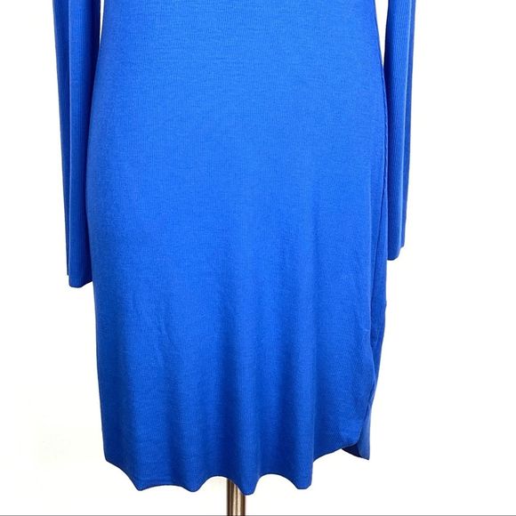 New SANCTUARY Essentials Rib Shift Dress XL blue - Picture 3 of 8